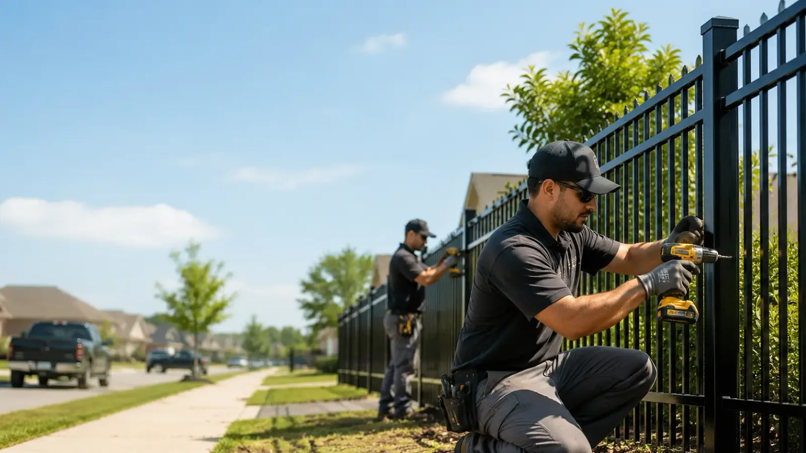 Metal Fence Installation in Blackwell, TX